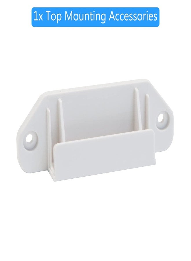 بيترتك قطع غيار بوابة الأطفال الشبكية القابلة للسحب (أبيض) - تركيب بالحفر - مجموعة كاملة من أدوات استبدال بوابة الحيوانات الأليفة القابلة للسحب - مجموعة أدوات بوابة الأطفال القابلة للسحب - متوافقة مع بوابة BETERTEK الشبكية القابلة للسحب - Image 2